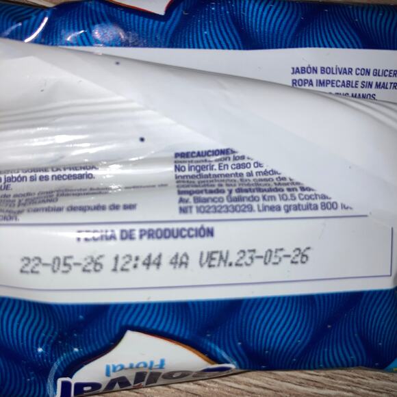 Bolivar Soap Bar Floral Laundry Detergent With White Pearls 190 gr - Picture 7 of 8